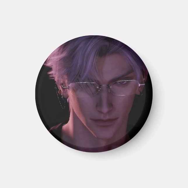 Sylus Kärlek och Deep Space Anime Magnet (Framsidan)