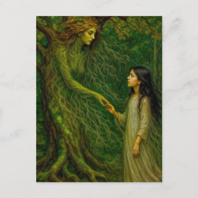 "Sylvaine drömmer" - ett tillfälle att säga farväl Vykort (Framsida)