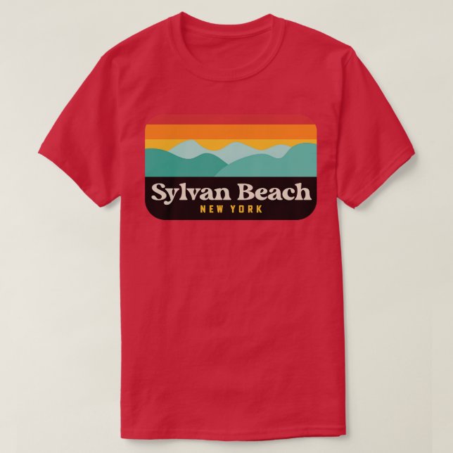 Sylvan Beach NY Upstate New York Utica Syracuse T Shirt (Design framsida)