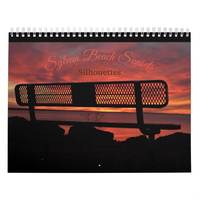 Sylvan Beach Silhouettes Calendar Kalender (Omslag)