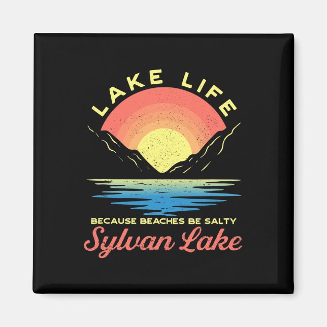 Sylvan Sjö Sjö lever livet Sjö eftersom stränderna Magnet (Framsidan)