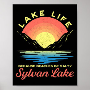 Sylvan Sjö Sjö lever livet Sjö eftersom stränderna Poster