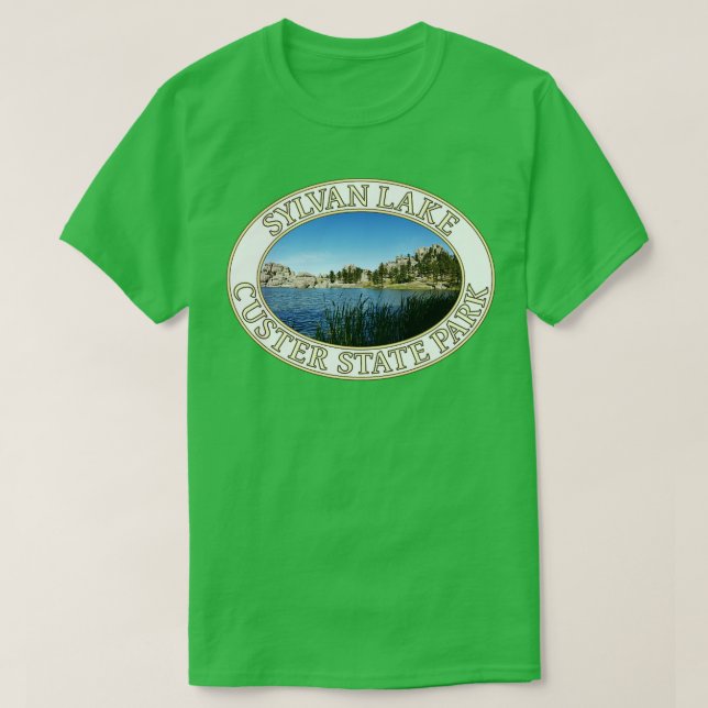 Sylvan Sjö vid Custer State Park i South Dakota T Shirt (Design framsida)