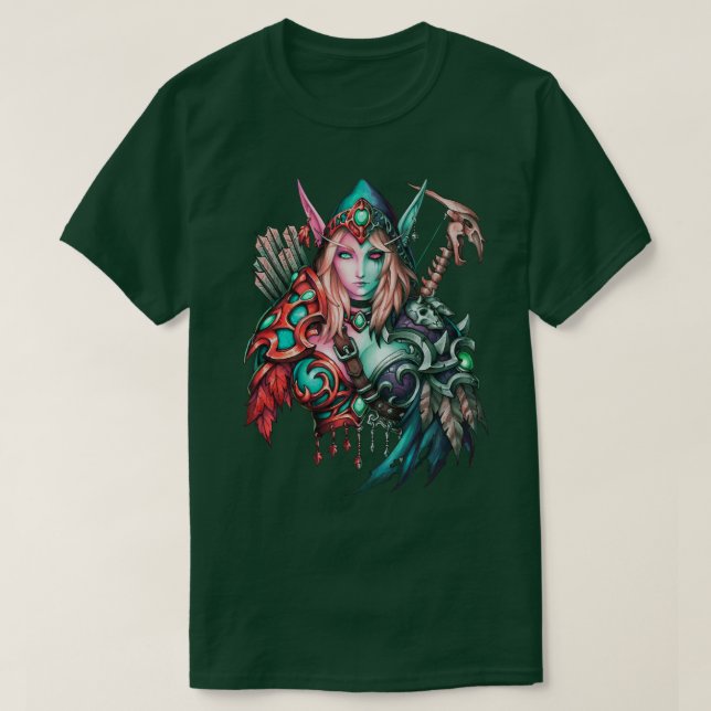 Sylvanas Windrunner 2 T Shirt (Design framsida)