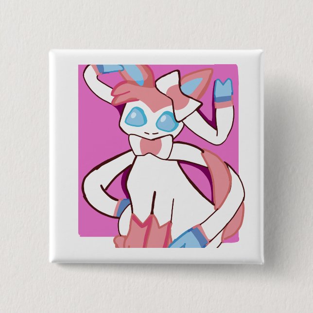Sylveon (pokemon) knapp (Framsida)