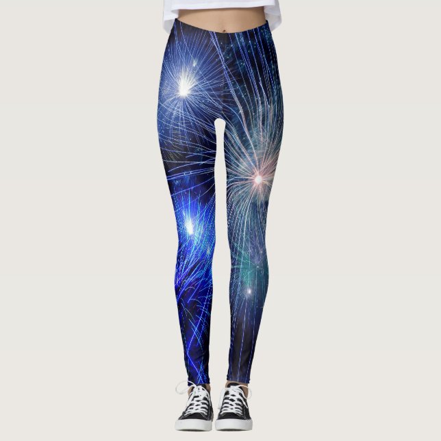 Sylvester Fireworks - Power Yoga Leggings (Framsida)