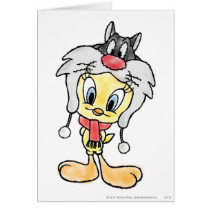 Sylvester Hat Hälsningskort