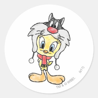 SYLVESTER™ Hatt Runt Klistermärke