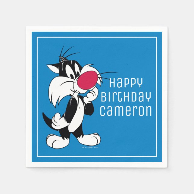 Sylvester Jr. | Classic Pose Pappersservett (Framsidan)