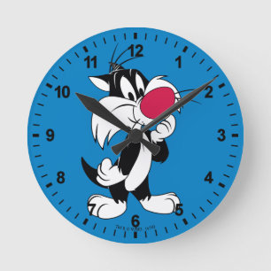 Sylvester Jr. Klassisk dos Rund Klocka