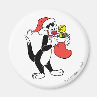 SYLVESTER™ Katt med lager Magnet