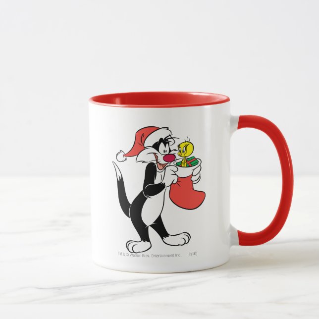 SYLVESTER™ Katt med lager Mugg (Höger)
