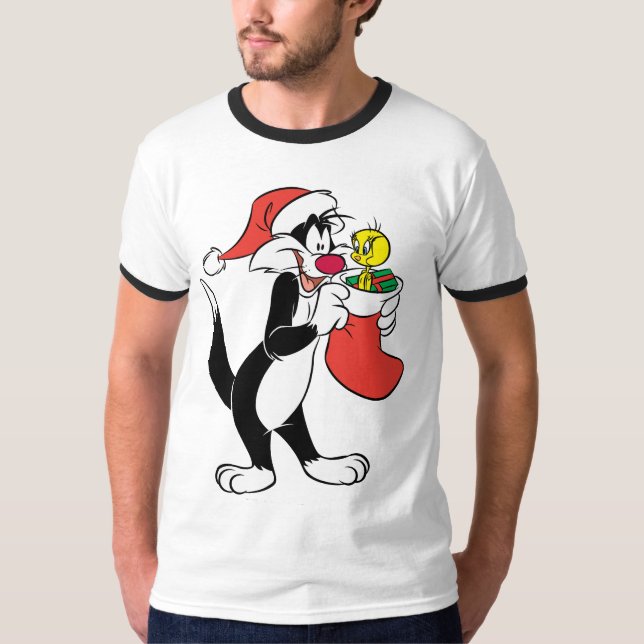 SYLVESTER™ Katt med lager Tee (Framsida)