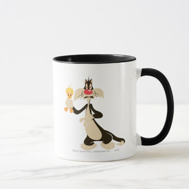 SYLVESTER™ med TWEETY™ Mugg (Höger)
