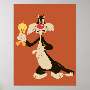 SYLVESTER™ med TWEETY™ Poster