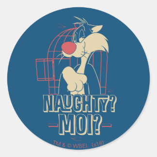 SYLVESTER™-Naughty? Moi? Runt Klistermärke