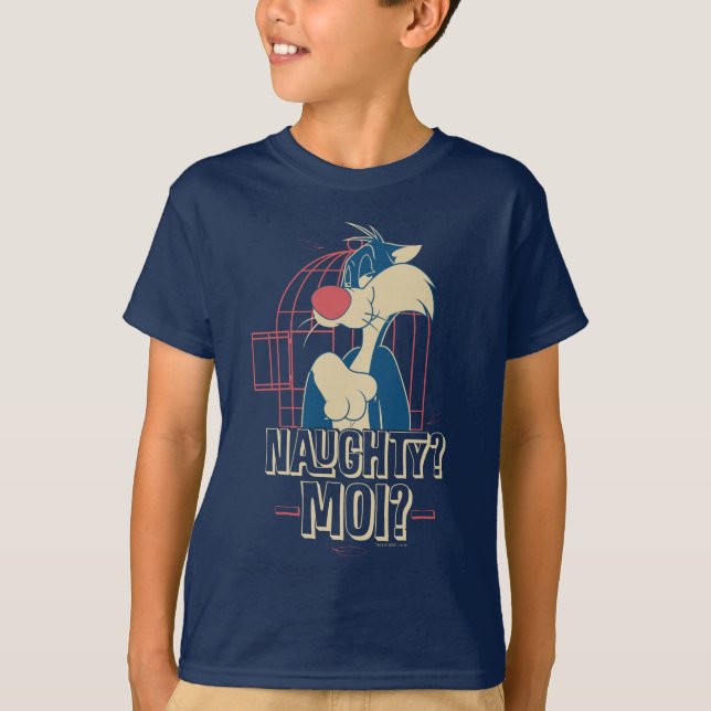 SYLVESTER™ - Naughty? Moi? T Shirt (Framsida)