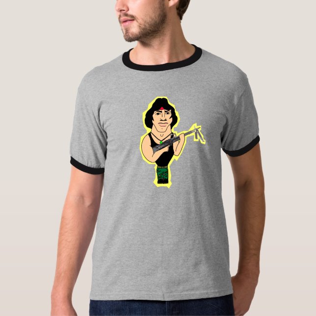 Sylvester Rambo T Shirt (Framsida)
