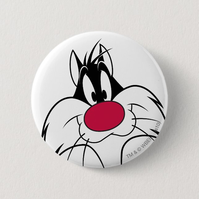 SYLVESTER™ Red Nose Ansikte Knapp (Framsida)
