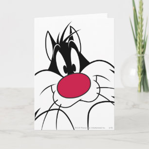 SYLVESTER™ Red Nose Ansikte Kort