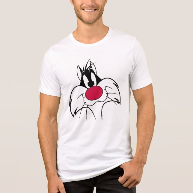 SYLVESTER™ Red Nose Ansikte Tee (Framsida)