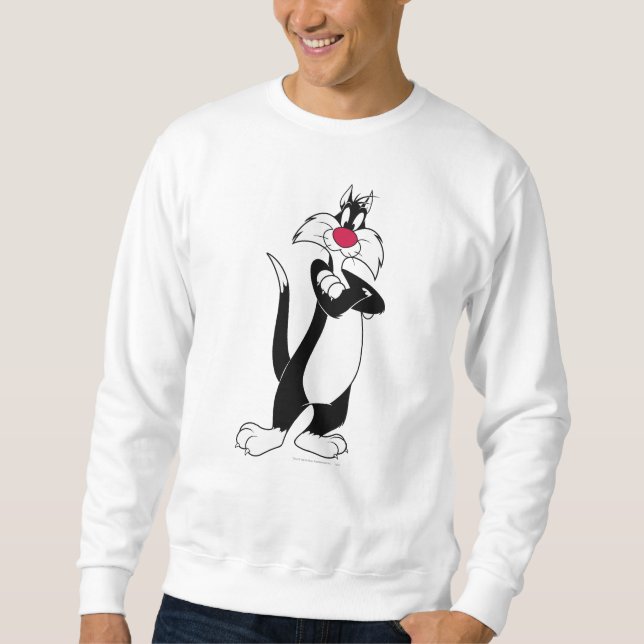 SYLVESTER™ Röd Nosa Sweatshirt (Framsida)