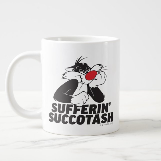 SYLVESTER™ "Suffin' Succotash"-Sulking Jumbo Mugg (Vänster)