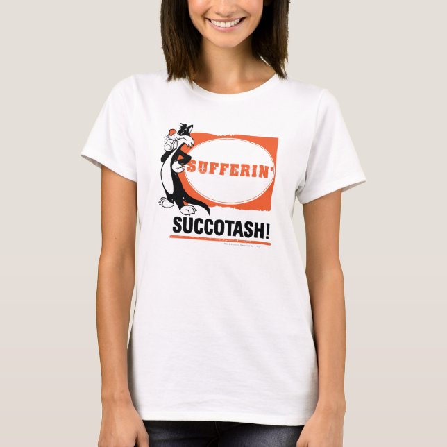 SYLVESTER™ Suffin'Succotash! Tee Shirt (Framsida)