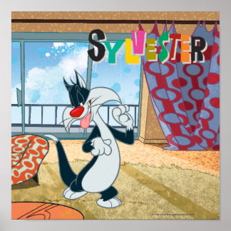 Sylvester Tass Up Poster