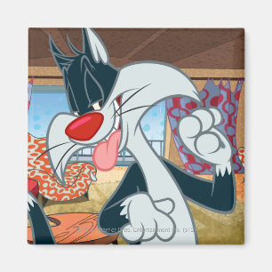 Sylvester Tass uppåt Magnet
