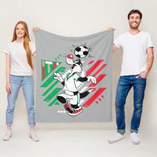 SYLVESTER™ Team Italien Fotbollsgrafik Fleecefilt