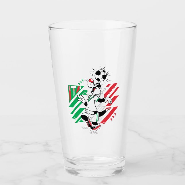 SYLVESTER™ Team Italien Fotbollsgrafik Glaskopp (Framsida)