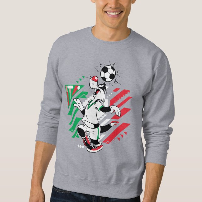 SYLVESTER™ Team Italien Fotbollsgrafik Lång Ärmad Tröja (Framsida)