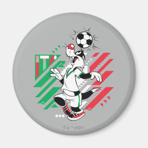 SYLVESTER™ Team Italien Fotbollsgrafik Magnet