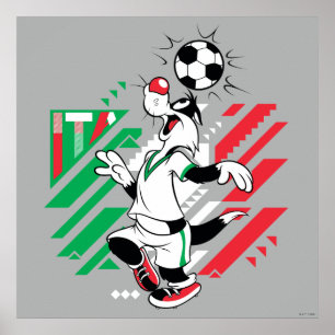SYLVESTER™ Team Italien Fotbollsgrafik Poster