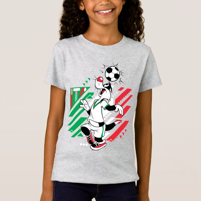 SYLVESTER™ Team Italien Fotbollsgrafik T Shirt (Framsida)