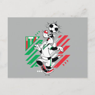 SYLVESTER™ Team Italien Fotbollsgrafik Vykort