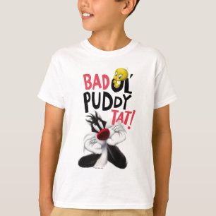 SYLVESTER™ & TWEETY™- Elak gammal Puddy Tat Tee Shirt