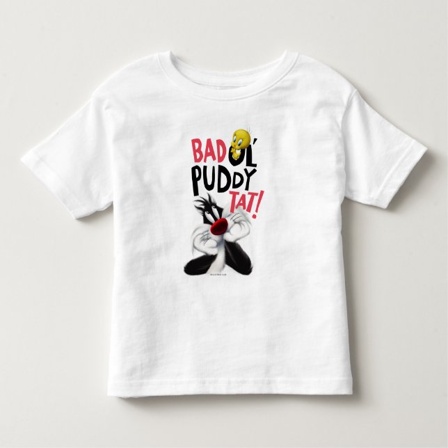 SYLVESTER™ & TWEETY™ - Elak Ol'Puddy Tat T-shirt (Framsida)