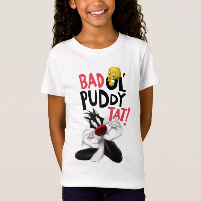 SYLVESTER™ & TWEETY™ - Elak Ol'Puddy Tat T-shirt (Framsida)