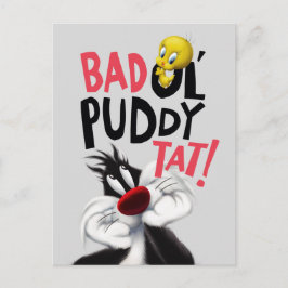 SYLVESTER™ & TWEETY™- Elak Ol'Puddy Tat Vykort
