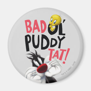 SYLVESTER™ & TWEETY™- Gammal ol Puddy Tat Magnet