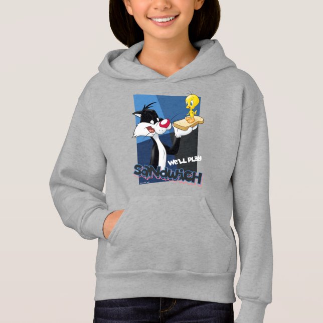 SYLVESTER™ & TWEETY™ "Vi gör smörgås" T Shirt (Framsida)