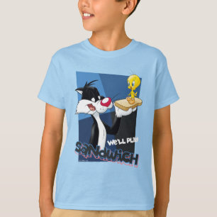 SYLVESTER™ & TWEETY™ "Vi gör smörgås" T Shirt