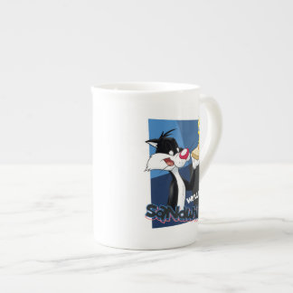 SYLVESTER™ & TWEETY™ "Vi spelar Sandwich" Benporslin Mugg
