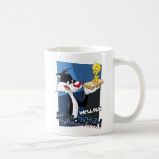 SYLVESTER™ & TWEETY™ "Vi spelar Sandwich" Kaffemugg