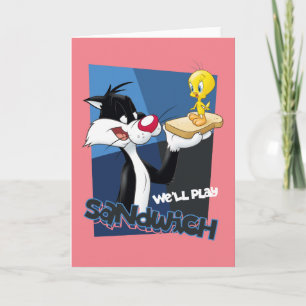 SYLVESTER™ & TWEETY™ "Vi spelar Sandwich" Kort