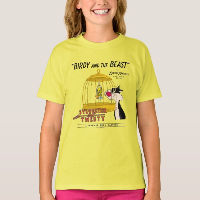 SYLVESTER™ & TWEEY™ | Birdy och Beasten T Shirt (Framsida)