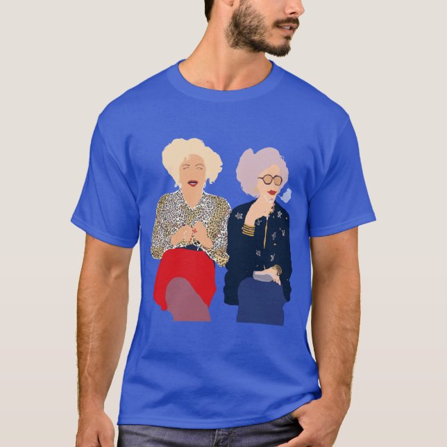 Sylvia Fine and Grandma Yetta Simplehe Nanny boy T Shirt (Framsida)