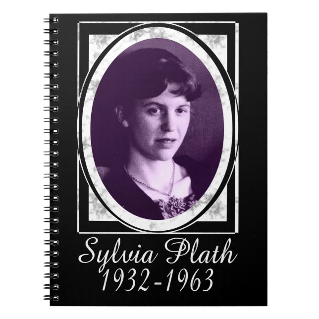 Sylvia Plath Anteckningsbok Med Spiral (Framsidan)
